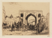 KG 09939
          <br/>
          Een straat in Hyderabad
          <br/>
          <em>Bauer, Marius (1867-1932)</em>